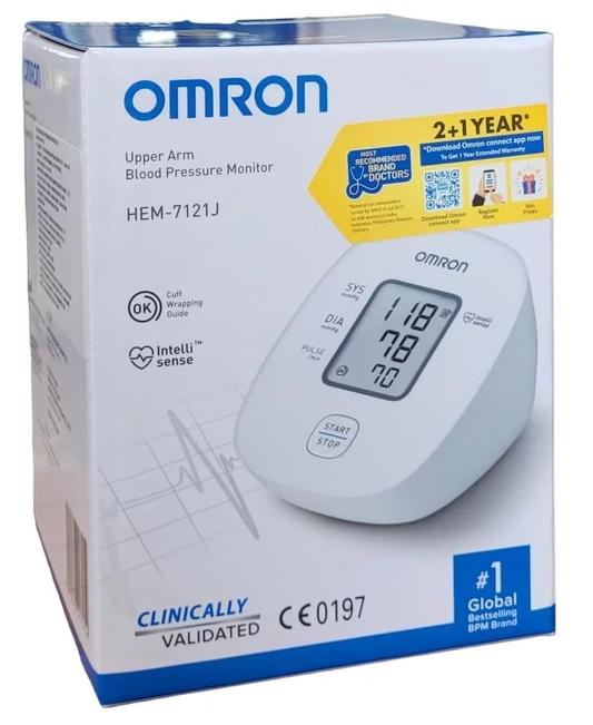 Omron HEM-7121J Digital Upper Arm Blood Pressure Monitor