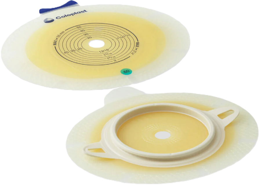 Coloplast 10035 SenSura Extended Wear 2-Piece Flat Baseplate 60mm