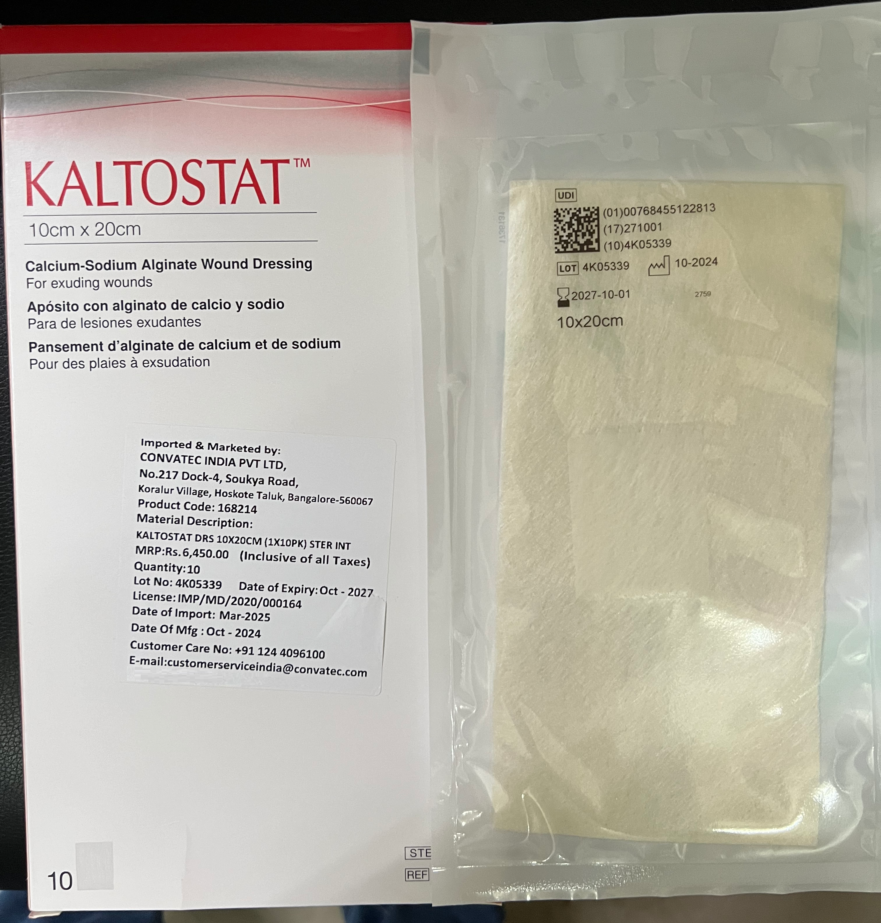 ruffles dress ConvaTec KALTOSTAT Calcium-Sodium Alginate Wound Dressing 10cm x 20cm –  SHAH TRADING CORPORATION