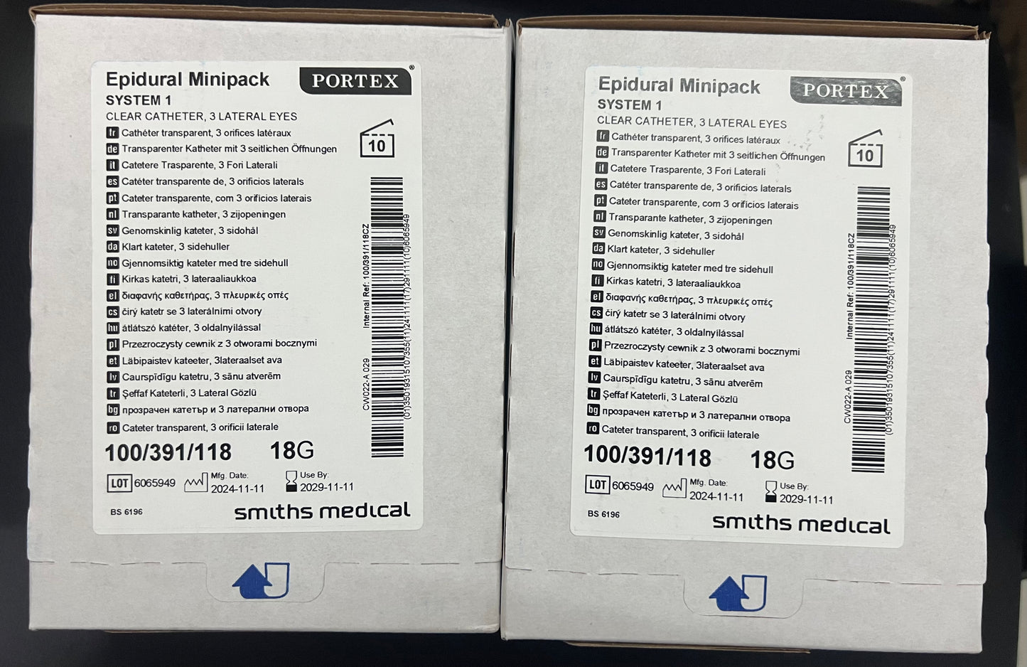 Portex® Epidural Minipack System 1 – 16G & 18G