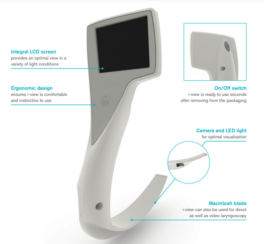 Intersurgical i-View Single-Use Video Laryngoscope