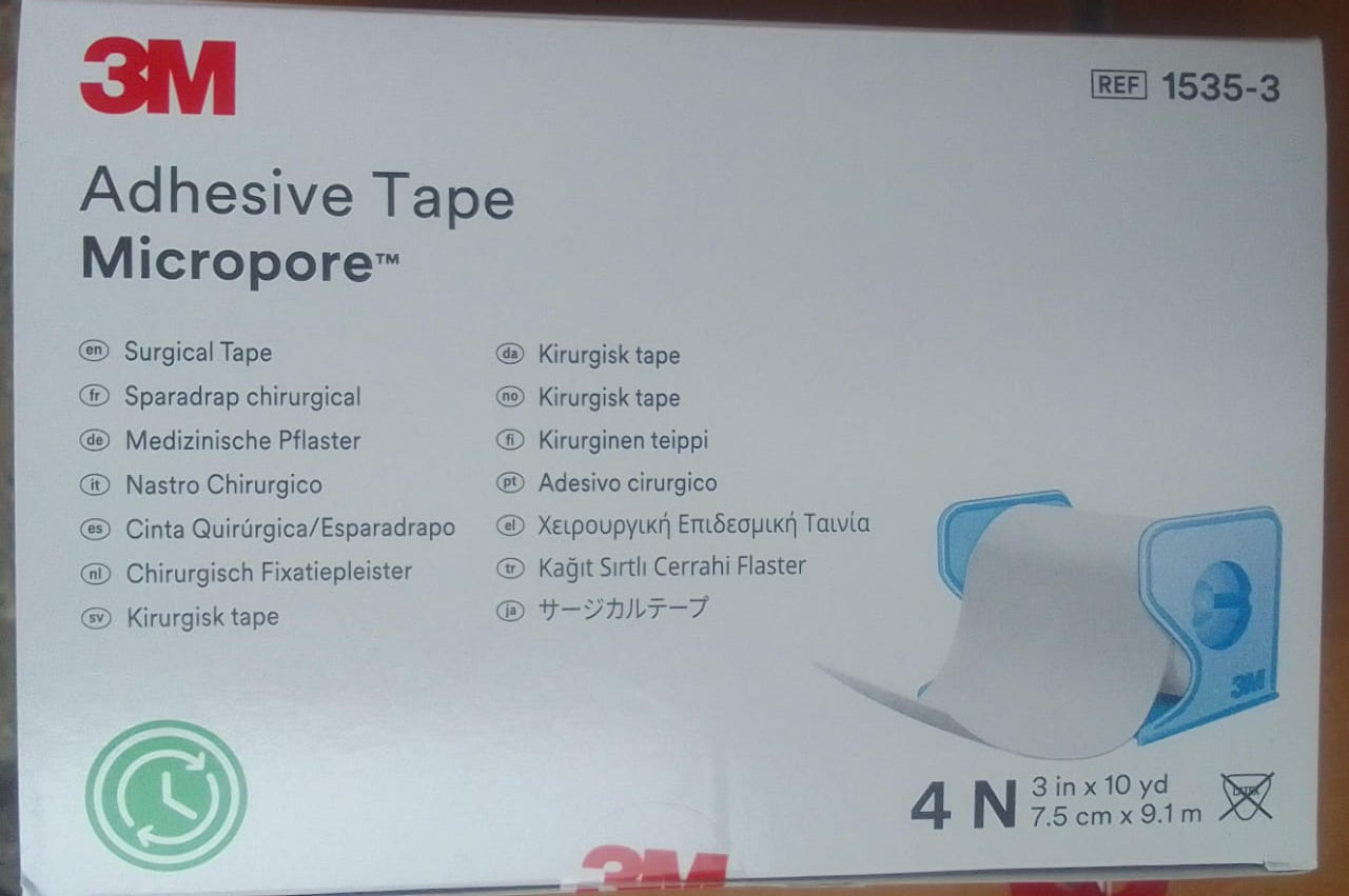 3M Micropore Tape with Dispenser (Ref 1535-0, 1535-1, 1535-2 & 1535-3)