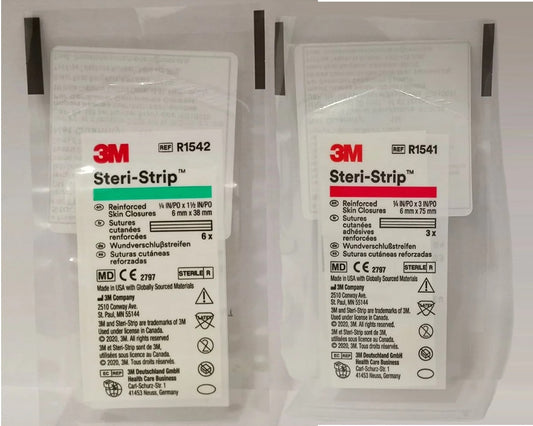 3M Steri-Strip Reinforced Adhesive Skin Closures - R1541, R1542, R1546, R1547