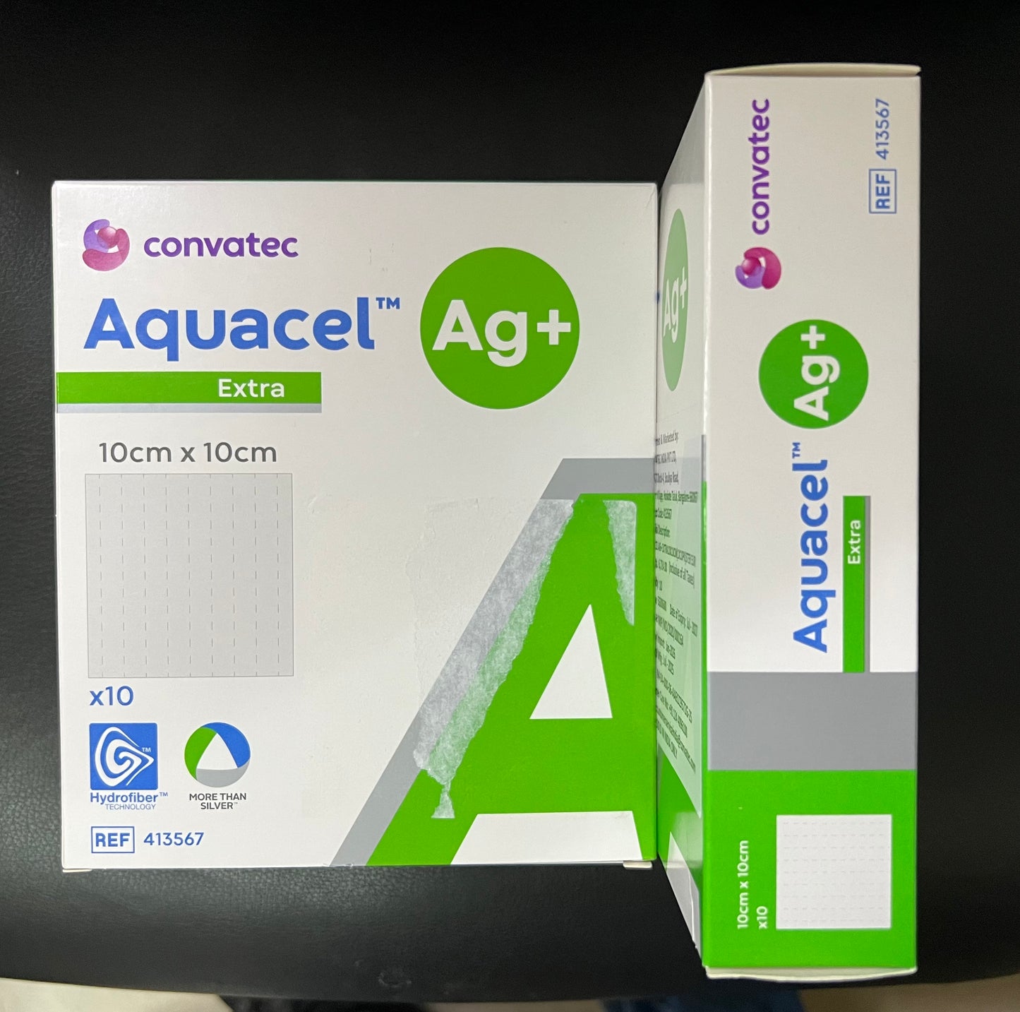 AQUACEL Ag+ Extra Antimicrobial Wound Dressing (Ref # 413566, 413567, 413568)