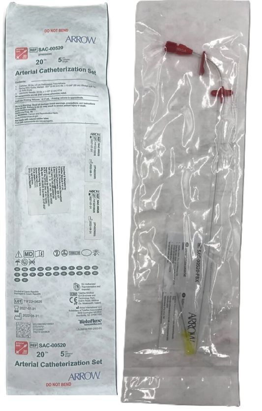 Arrow SAC-00520 Arterial Catheterization Set – 20G × 5cms