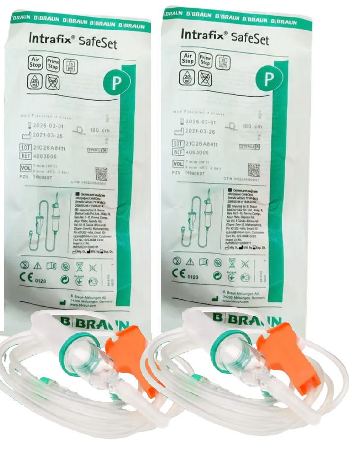 B. Braun Intrafix SafeSet P IV Infusion Set | Shah Trading Corporation ...