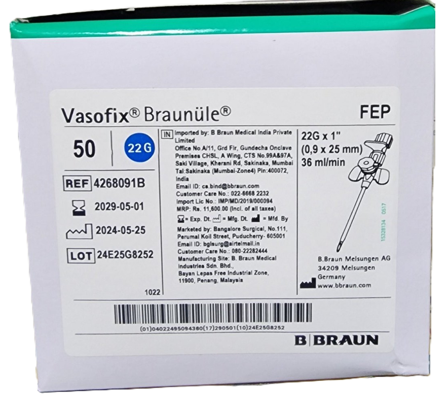 B. Braun Vasofix® Braunule® IV Cannula