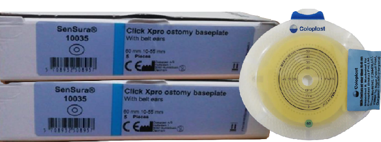 Coloplast 10035 SenSura Extended Wear 2-Piece Flat Baseplate 60mm