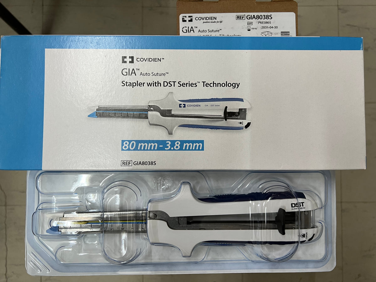 Covidien GIA Auto Suture Stapler with DST Series Technology, 80mm, 3.8mm - GIA8038S