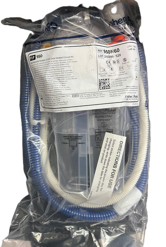 Fisher & Paykel Healthcare Neonatal Bubble CPAP Dual Heated Circuit – 950N60