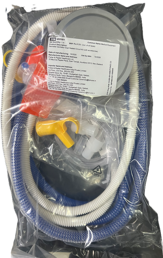 Fisher & Paykel Healthcare Neonatal Ventilator Dual Heated Circuit Kit (With Accessories) – 950N81