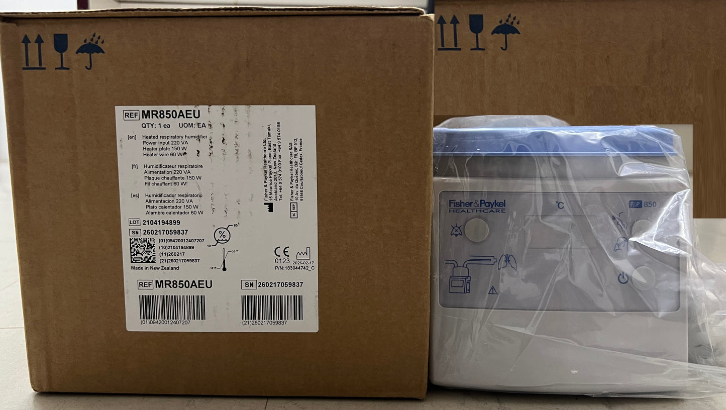 Fisher & Paykel MR850 Humidifier with Heated Wire Circuit and Temperature Probe