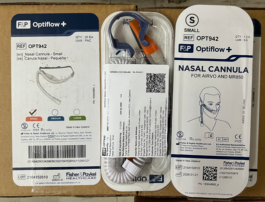 Fisher & Paykel Optiflow+ Adult Nasal Cannula – Small OPT942