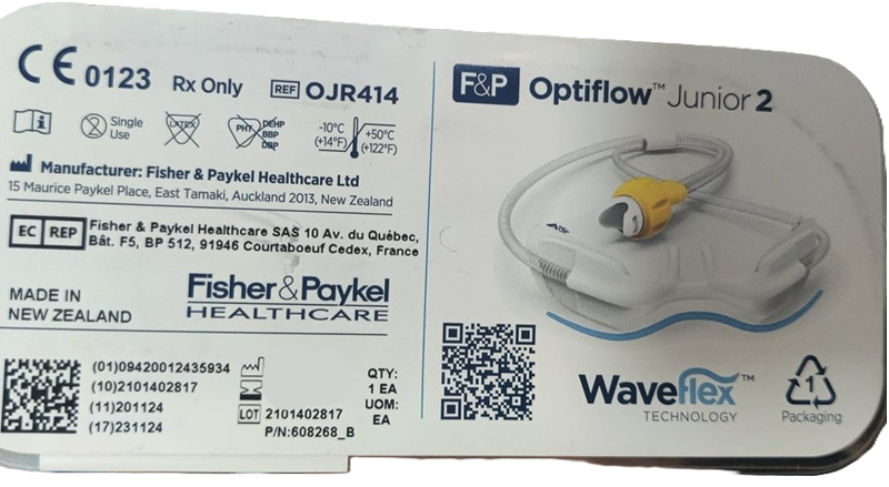 Fisher & Paykel Optiflow™ Junior 2 Nasal Cannula Interface – OJR414
