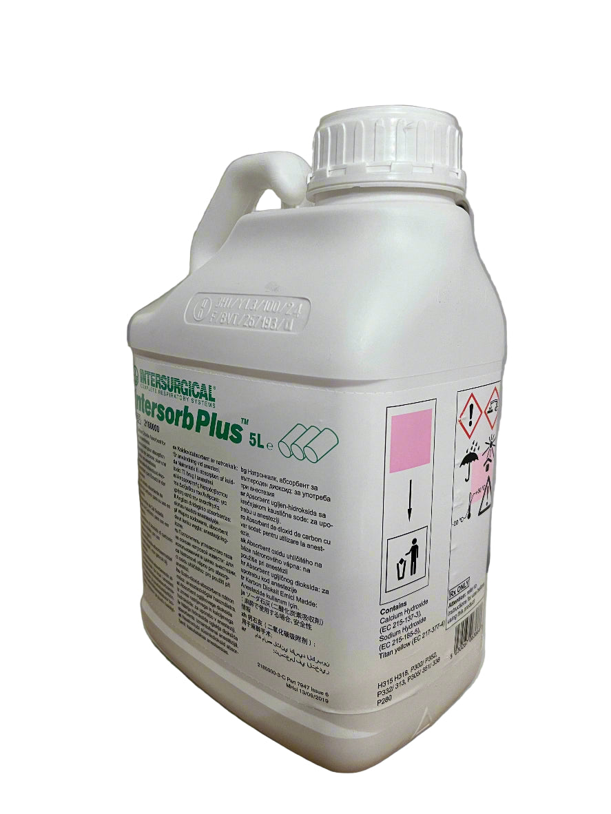 Intersorb Intersurgical Intersorb Plus Sodalime 5Ltr Jar – SHAH TRADING CORPORATION