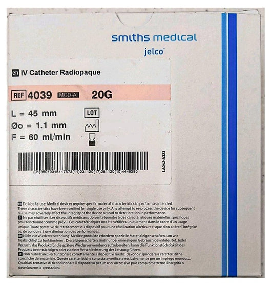Jelco® Radiopaque IV Catheter