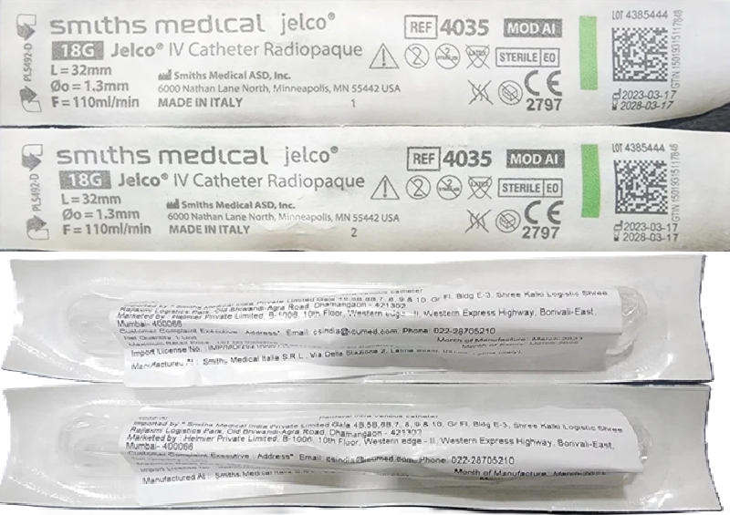 Jelco® Radiopaque IV Catheter