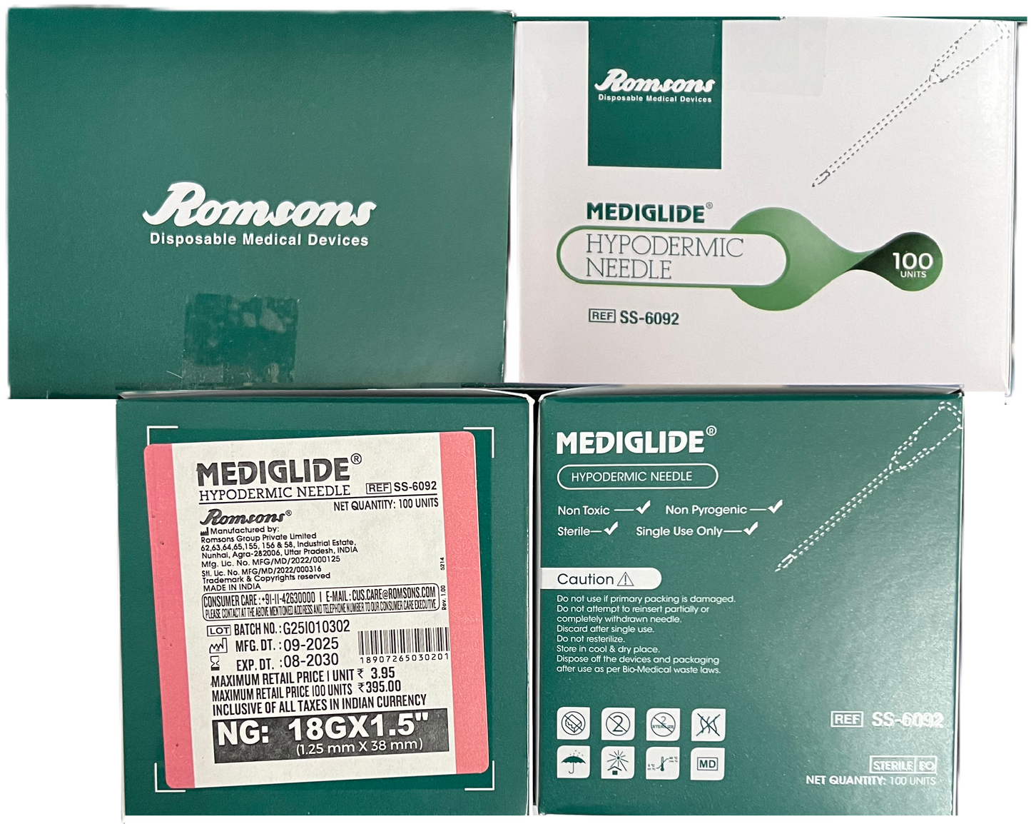 Romsons Mediglide Hypodermic Needle
