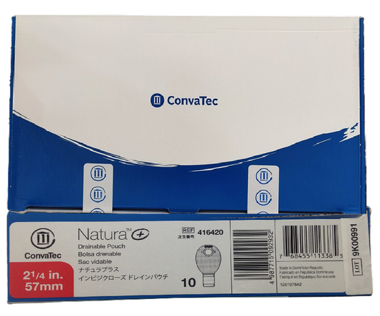 ConvaTec Natura Drainable Pouch (Ref # 416417, 416420 and 416423)
