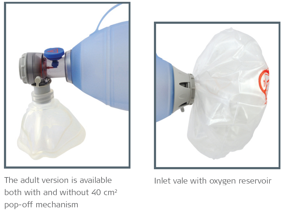 Ambu Oval Plus Silicone Reusable Resuscitators