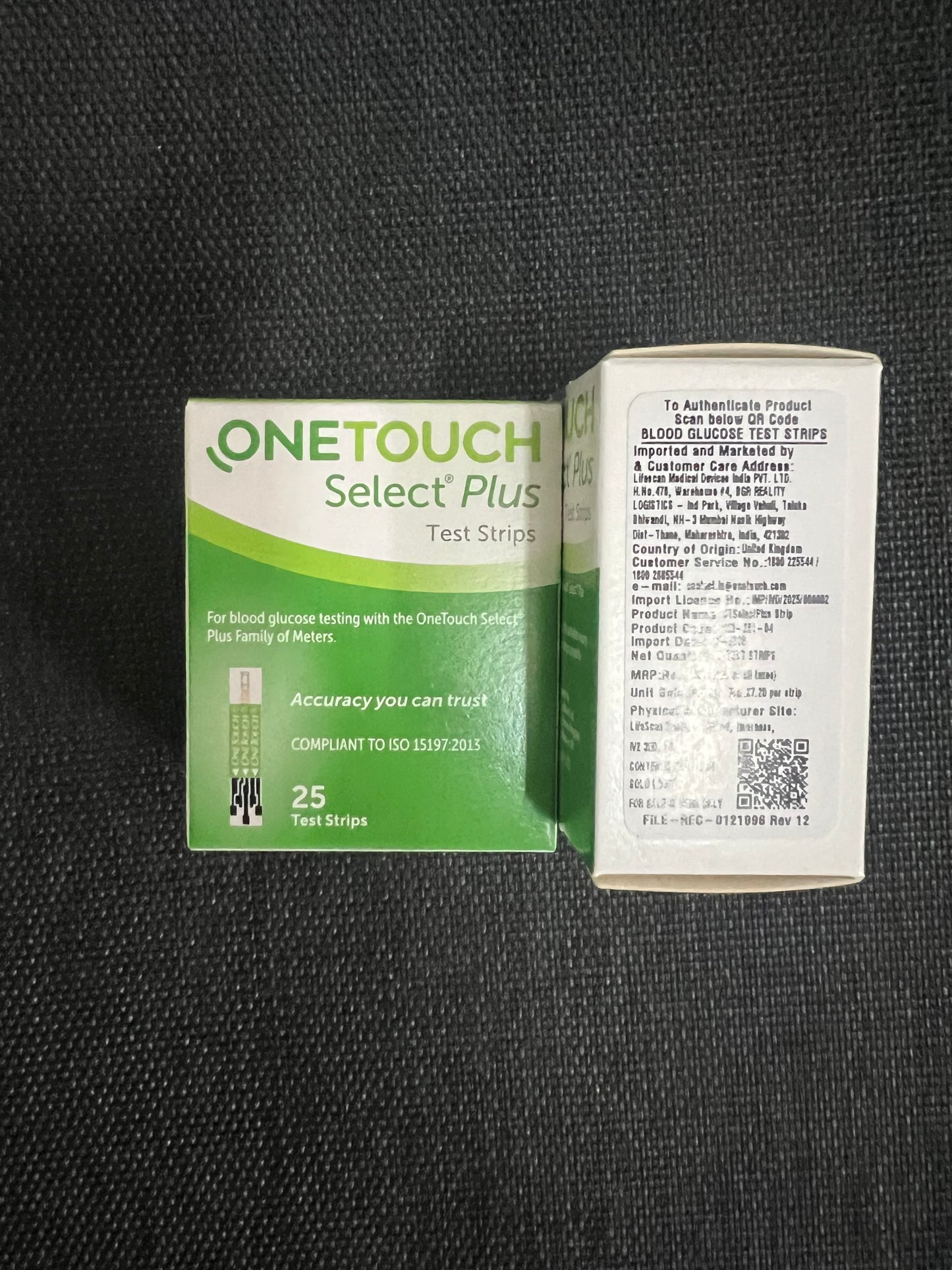 OneTouch Select Plus Blood Glucose Test Strips