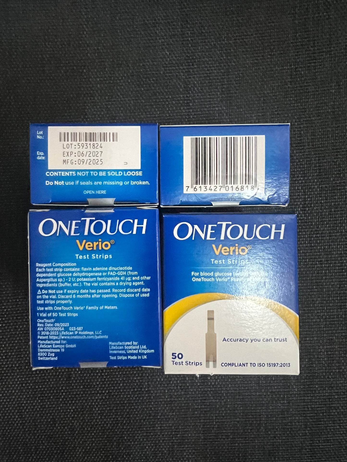 OneTouch Verio Blood Glucose Test Strips