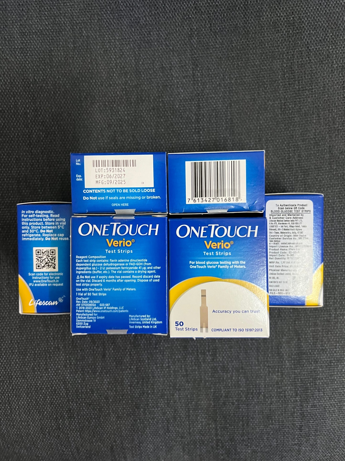 OneTouch Verio Blood Glucose Test Strips