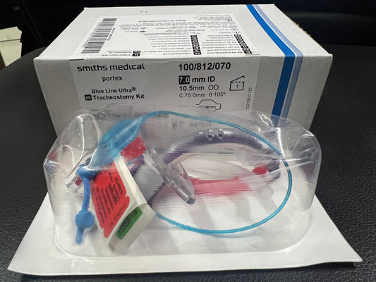 Portex Blue Line Ultra Tracheostomy Kit - Cuffed & Fenestrated