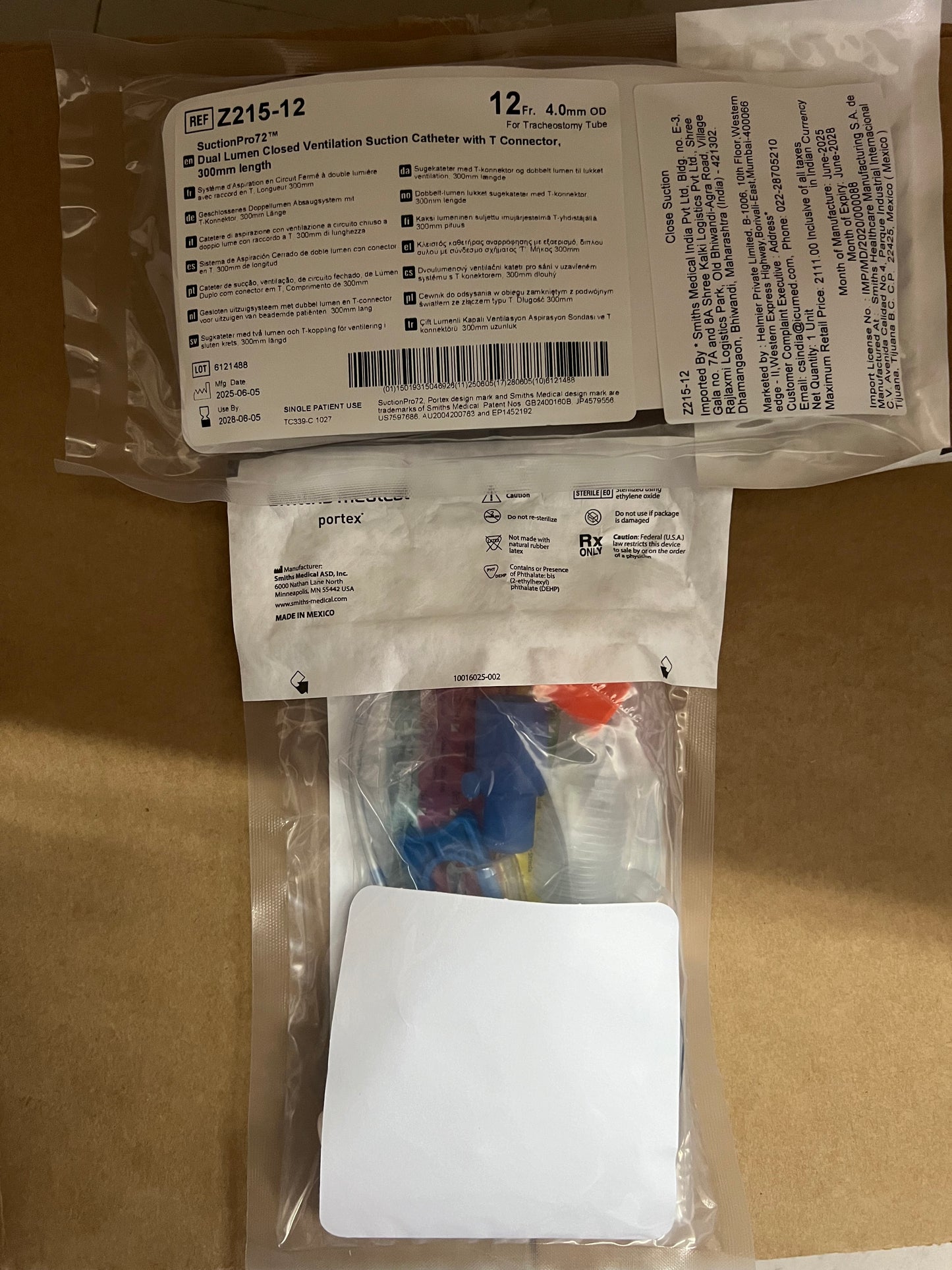 Portex Suction Pro 72 Closed Suction System