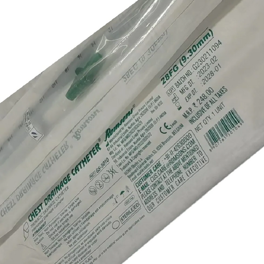 Romsons Chest Drainage Catheter (Straight) 12Fg - 36Fg