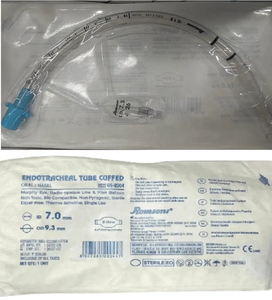 Romsons Endotracheal Tube Cuffed
