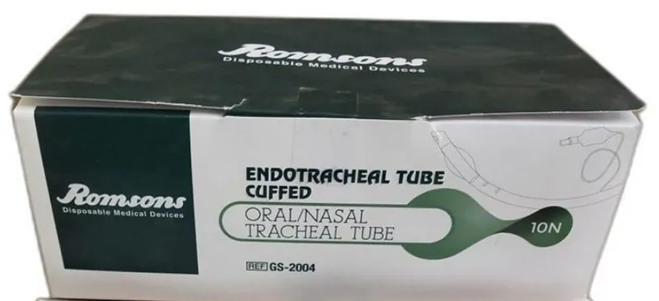Romsons Endotracheal Tube Cuffed