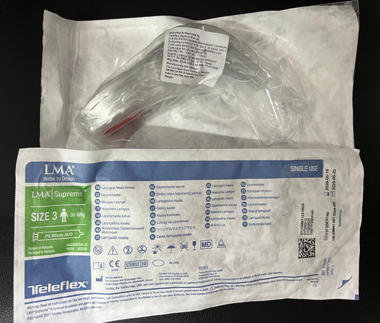 Teleflex LMA Supreme - Single Use Second Generation Supraglottic Airway Device