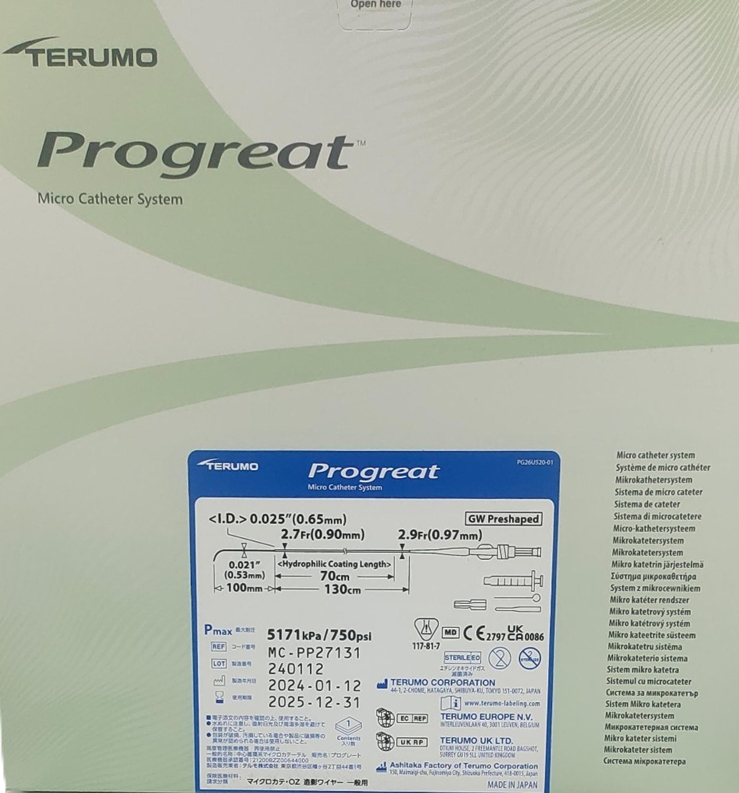 Terumo Progreat® Microcatheter System