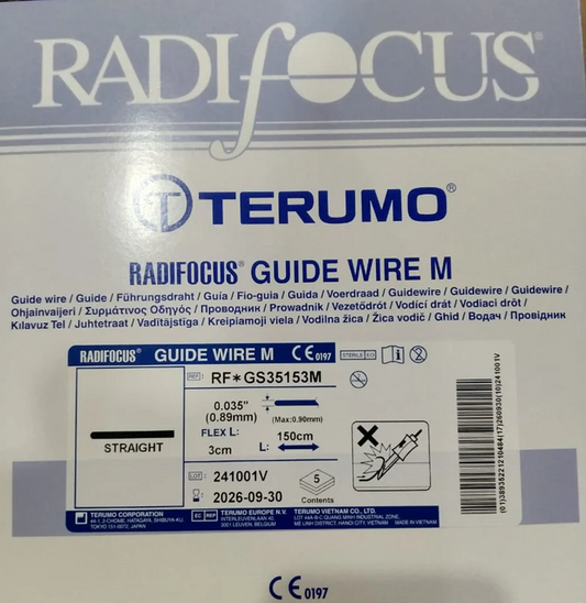Terumo Radifocus® Guide Wire M GS35153M – 0.035” x 150cm, Straight Tip