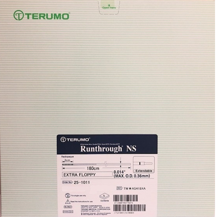 Terumo RUNTHROUGH® NS Extra Floppy Coronary Guidewire